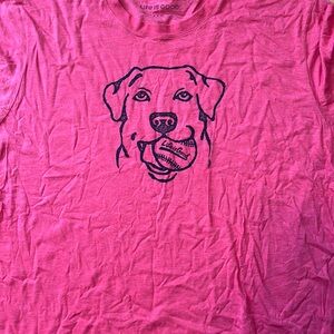 Life is good red tshirt